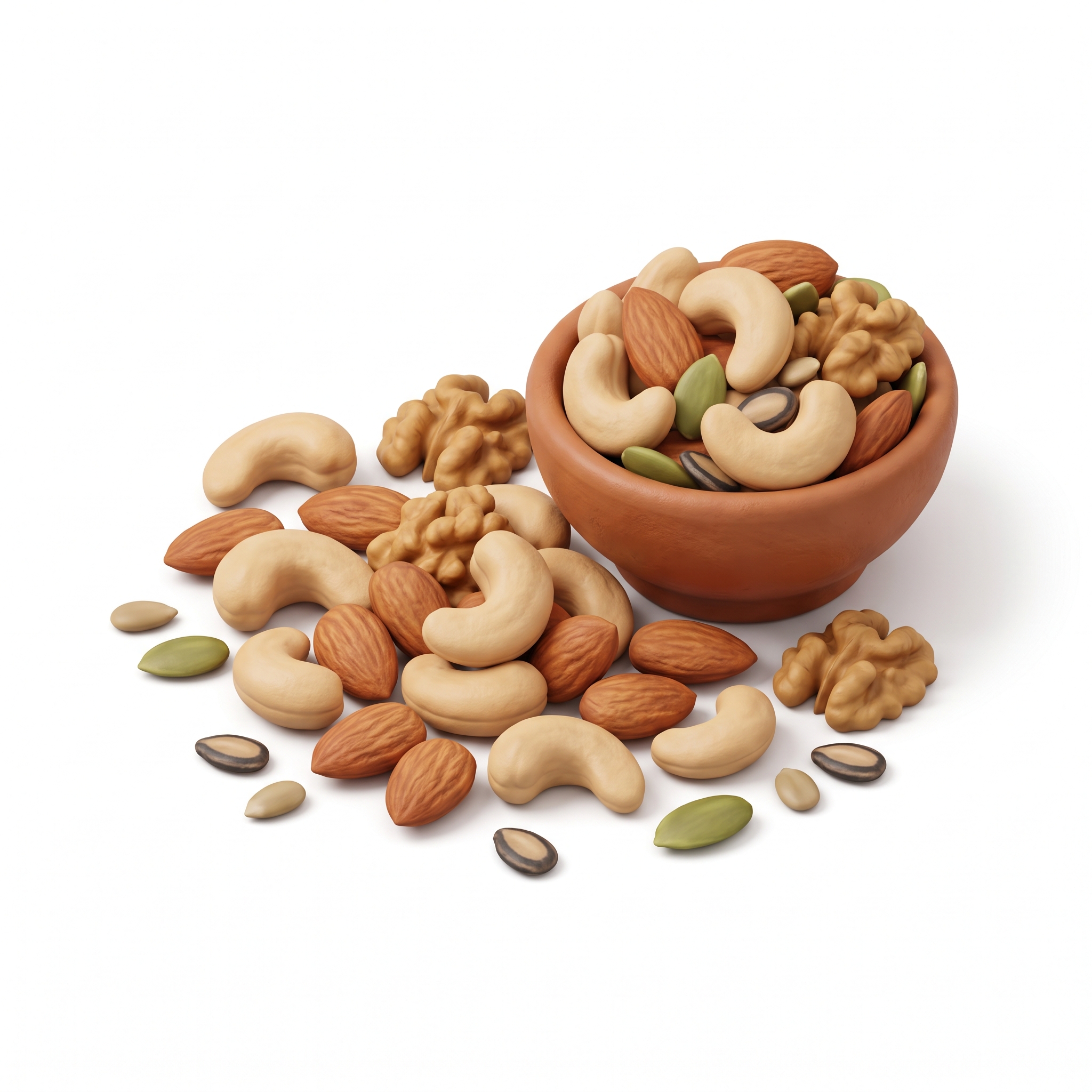 বাদাম ও বীজ (Nuts & Seeds)